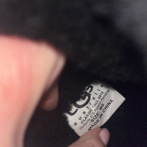 UGG genuine leather upper classic Tall womens sheepskin boots size W5 - Picture 9 of 11